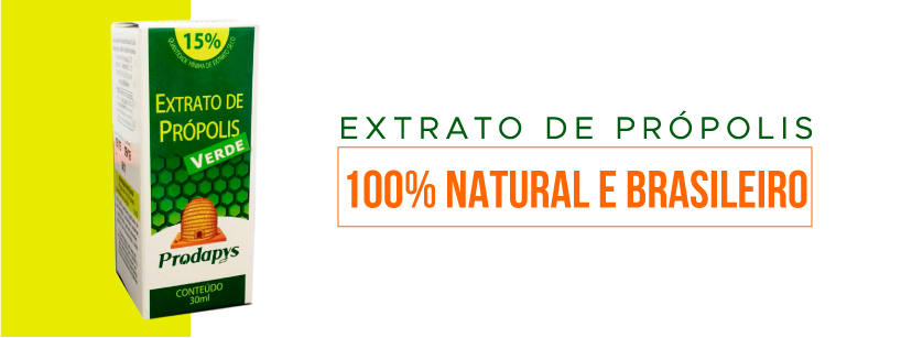 	Extrato de Propolis Verde 100% Natural - 30 ml - Prodapys