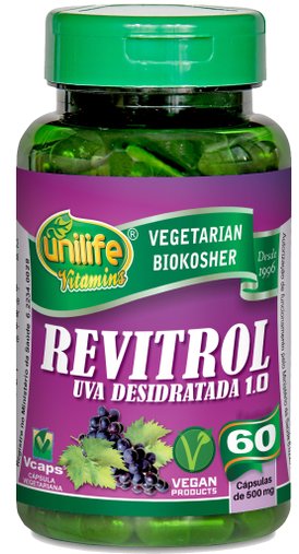 Revitrol Resveratrol  60 Cápsulas 500mg - Unilife