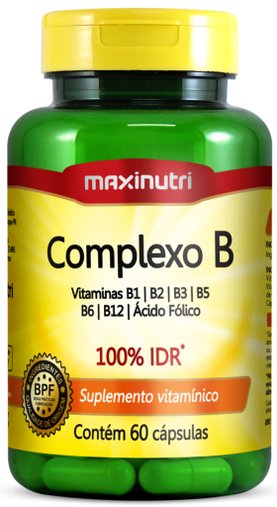 Complexo B100% Idr 60 Cápsulas Maxinutri