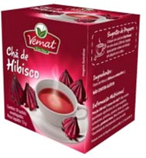Chá de Hibisco com 10 Sachês 13g - Vemat