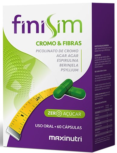 FiniSim Cromo e Fibras 60 cápsulas Maxinutri