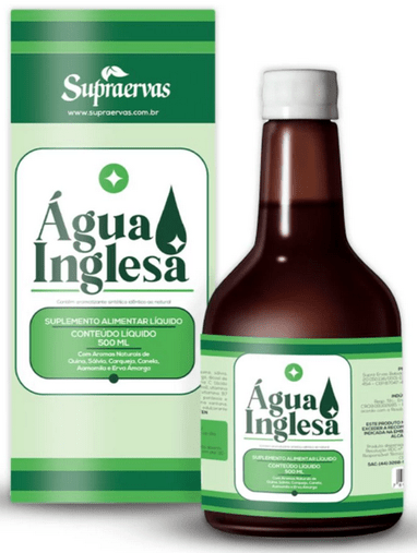 Agua Inglesa 500Ml Suplemento Alimentar Supra Ervas