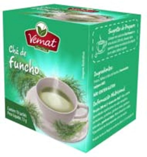 Chá de Funcho com 10 Sachês 13g - Vemat