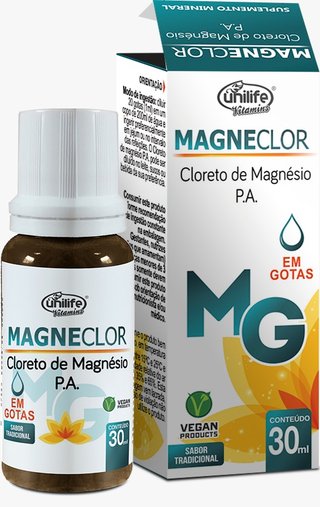 Cloreto de Magnésio 30ml Magneclor Unilife