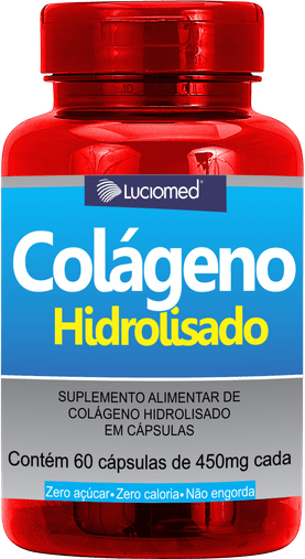 Colágeno Hidrolisado 60 cápsulas 450mg Luciomed