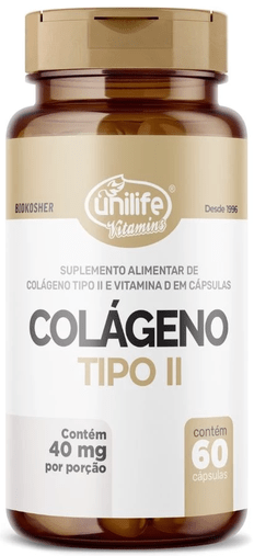Colageno Tipo Ii+ Vitamina D 60Cps 400Mg Unilife