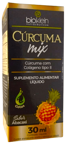 Curcuma Mix (Curcuma Com Colageno Tipo Ii) 30Ml - Bioklein