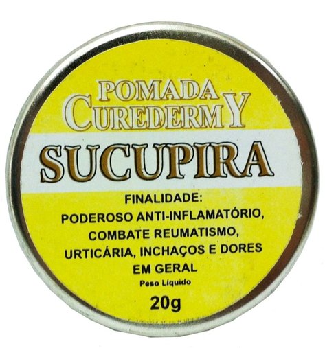 Pomada de Sucupira - 20g - Pomada Curedermy Curador