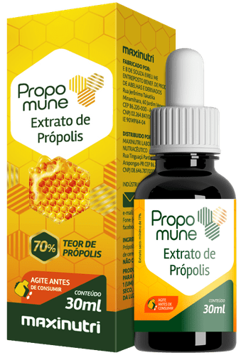 Extrato De Própolis Concentrado 70% 30Ml Propomune Maxinutri