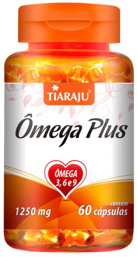 Ômega Plus 3,6,9  (1250 mg) - 60 Cáps. Softgel