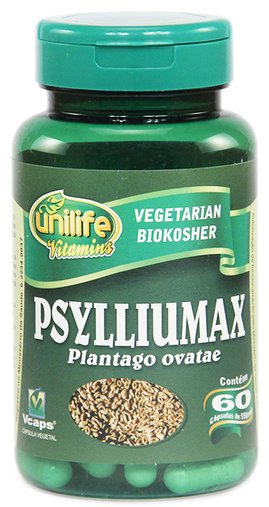 Psylliumax Psyllium  60 Cápsulas 550mg - Unilife