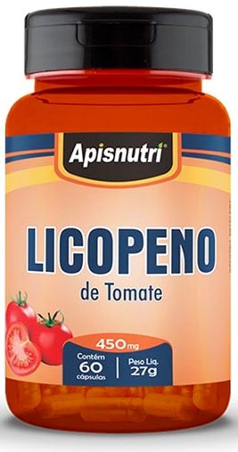 Licopeno de Tomate 450mg 60 cápsulas Apisnutri