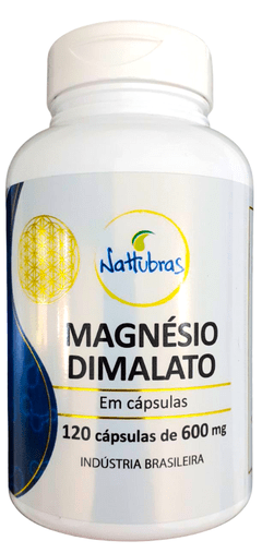 Magnesio Dimalato 600Mg 120Caps - Nattubras