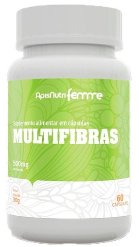 Multifibras 500mg 60 cápsulas Apisnutri