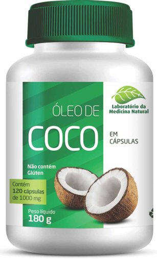 Óleo De Coco 120 Cápsulas 1000Mg Medinal