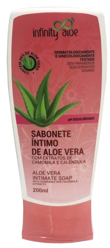 Sabonete Íntimo de Aloe Vera 200ml Infinity Aloe