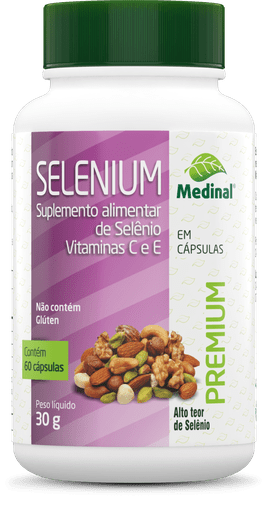Selenium 60 Caps 500 Mg (Selênio) - Medinal