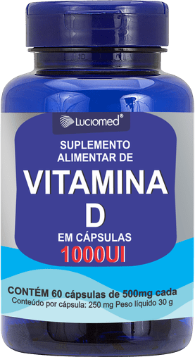 Vitamina D 1000UI 60 cápsulas Luciomed