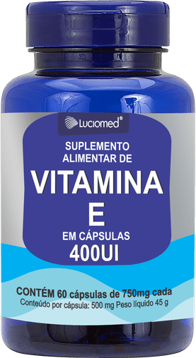 Vitamina E 400UI 60 cápsulas Luciomed