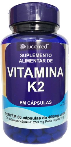 Vitamina K2 60 cápsulas 65mcg Luciomed