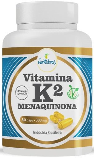 Vitamina K2 74,5 mcg 30 cápsulas Nattubras