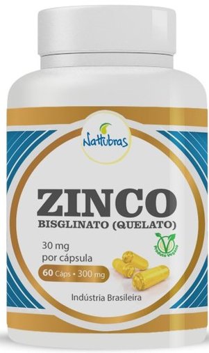Zinco Quelato 30 mg 60 cps Nattubras